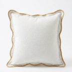 Petal Trim Pillow Cover 20"
