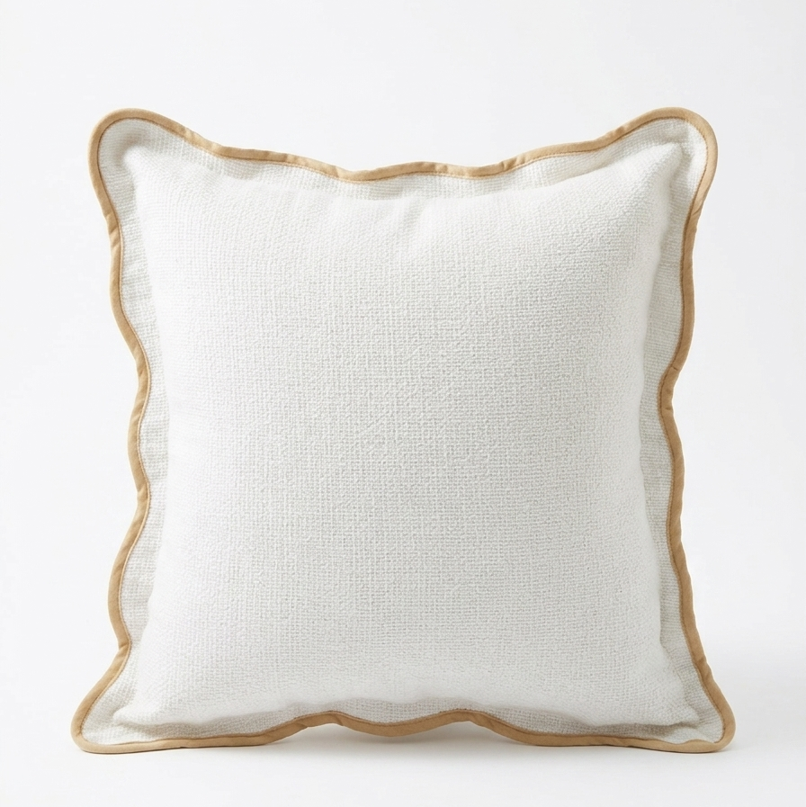 Petal Trim Pillow Cover 20"