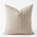 Soft Oat Floral Pillow Cover 18"