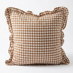 Prairie Gingham Pleat Pillow Cover 20"